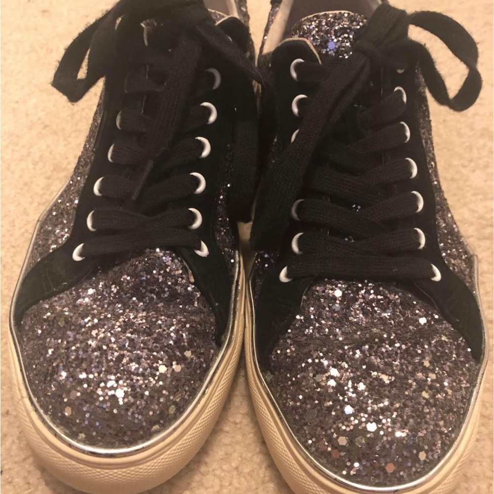 Sequin wishbone sneakers